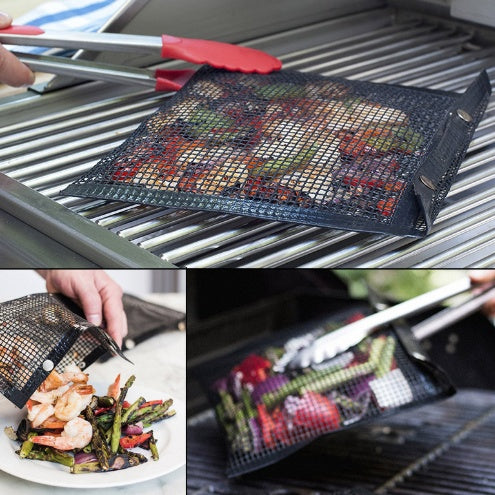 Reusable BBQ Grill Mesh Bag Non-stick